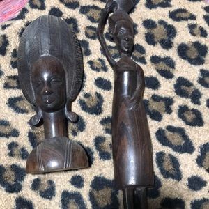 African wood pieces
